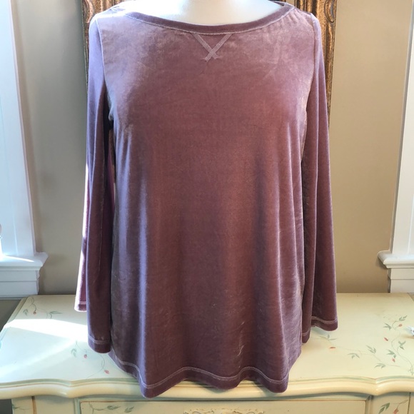 Dusty Pink Velour Tunic - Picture 4 of 5